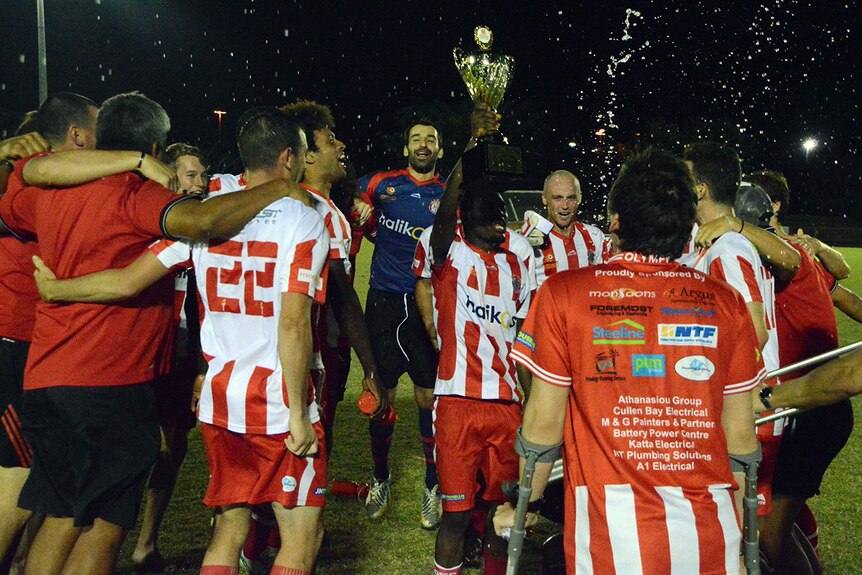 The Darwin Olympic soccer team won the award for Performance of the Year