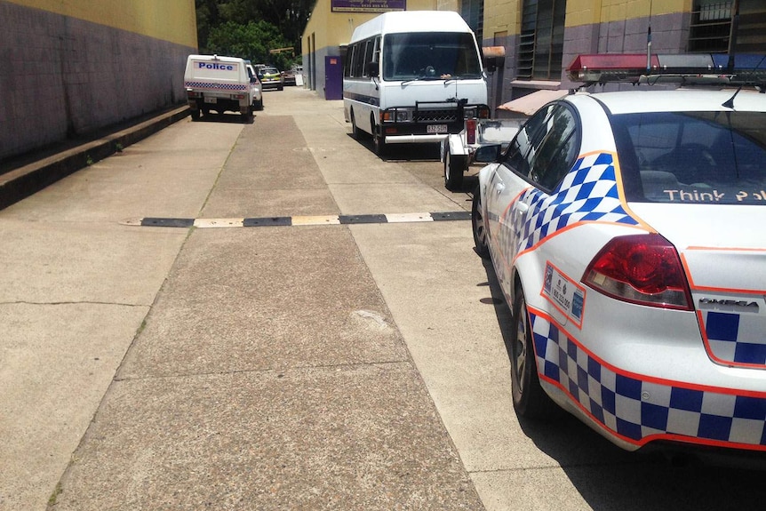 Police at scene where man was killed after being crushed by two slabs of granite