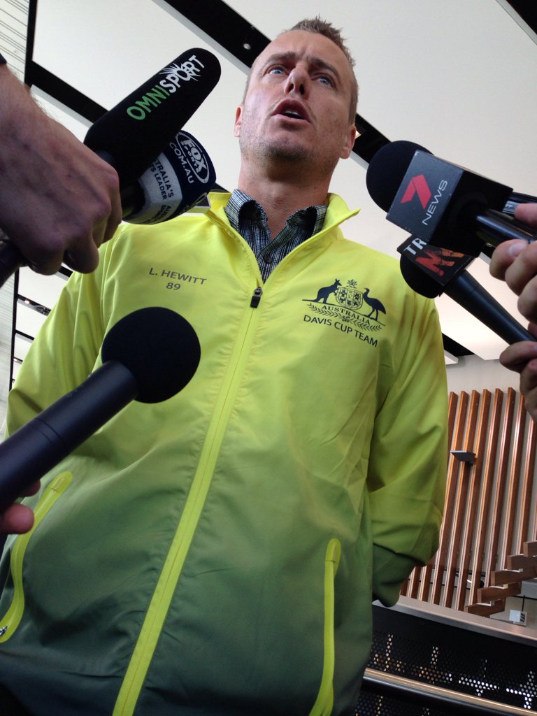 Lleyton Hewitt Meets With Richmond Mentor Mark 'Choco' Williams As He ...