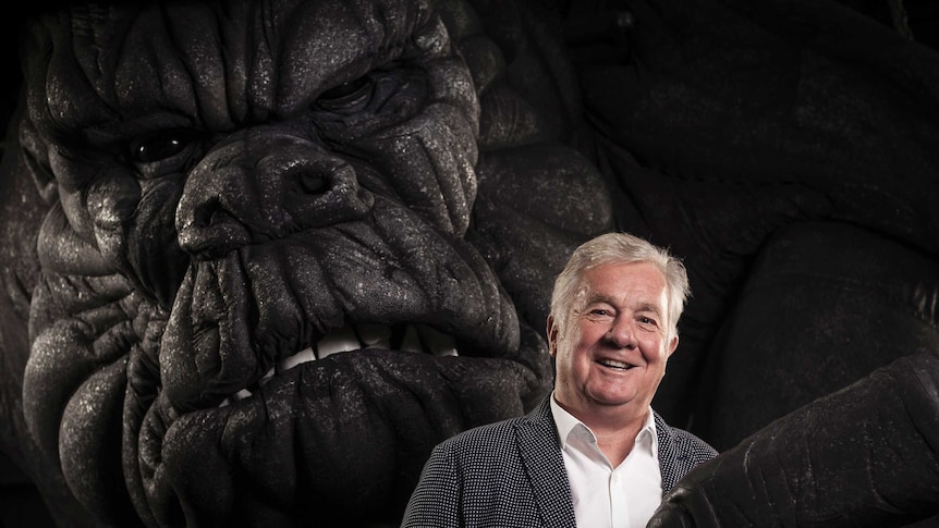 Gerry Ryan pictured with Global Creatures King Kong.