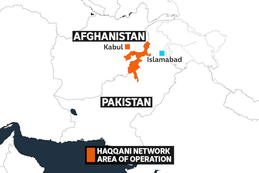 A map shows a highlighted area on the Pakistan-Afghan border.
