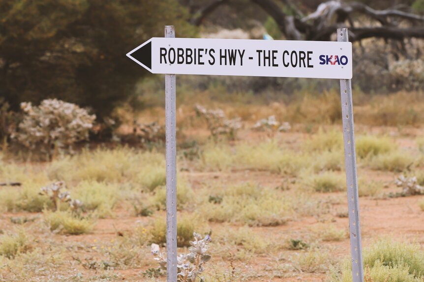 A sign showcasing the way to the core.