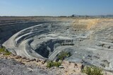 The open pit uranium mine in Kakadu National Park.