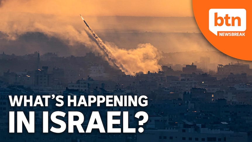 Rockets fired towards Israel from the Gaza Strip.