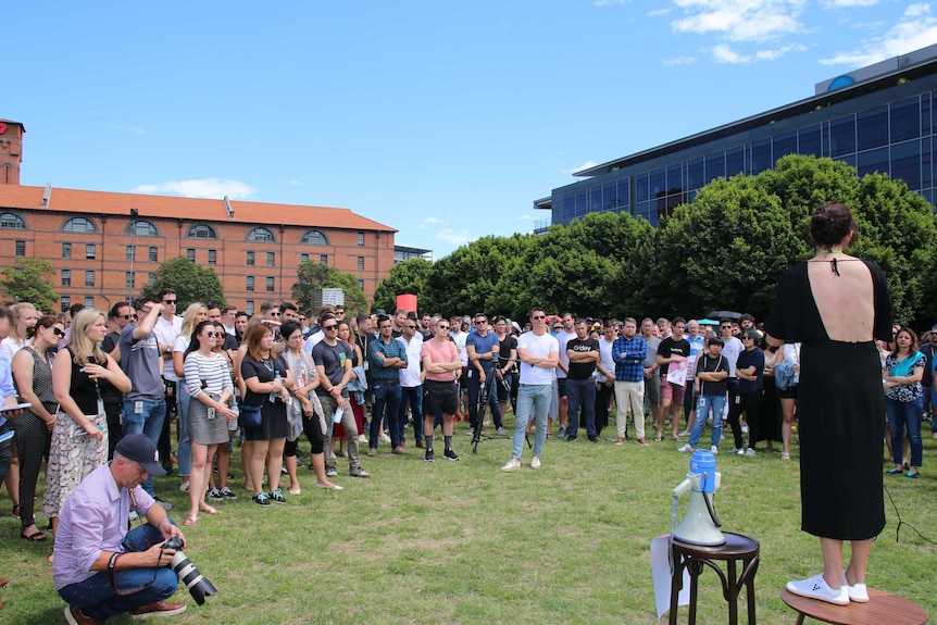 Google walkout in Sydney