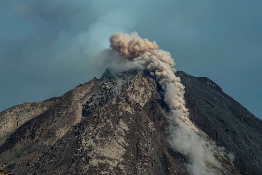Mount Sinabung volcano in Indonesia erupts