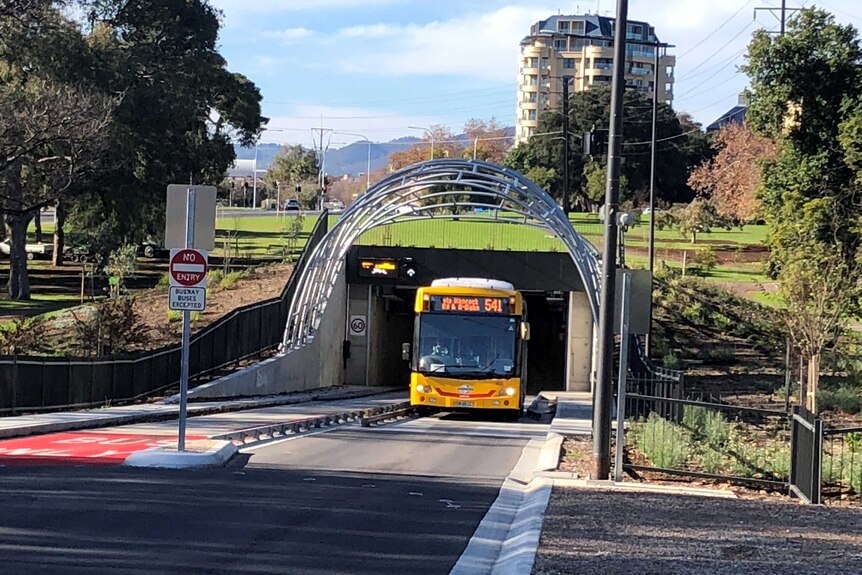 Adelaide Parklands O-Bahn tunnel