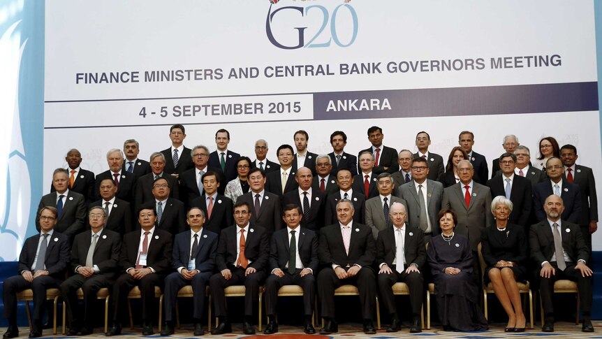 Finance ministers and central bank governors from G20