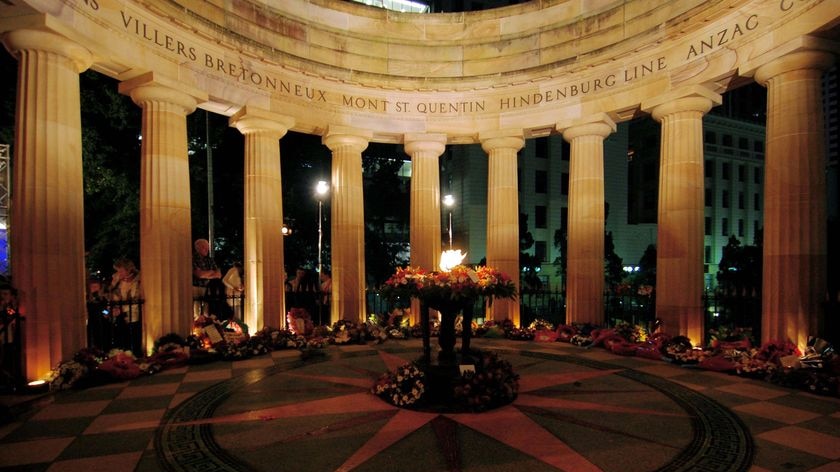 Anzac Square cenotaph in Brisbane