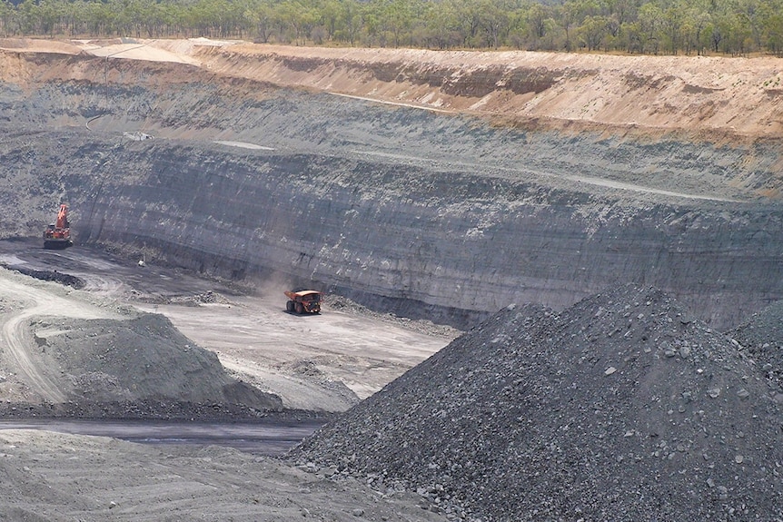 An open cut coal mine