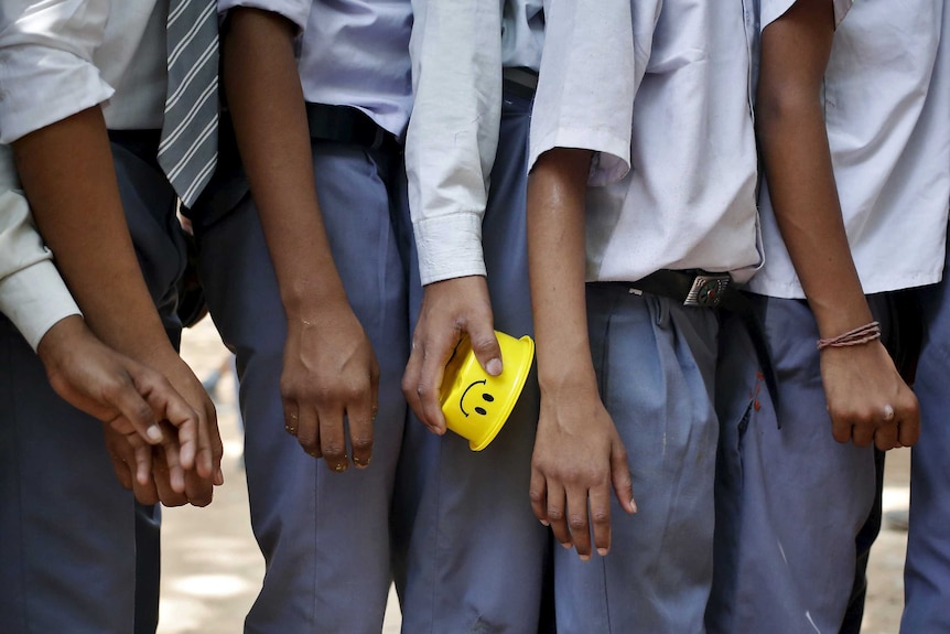 Students in New Delhi, India