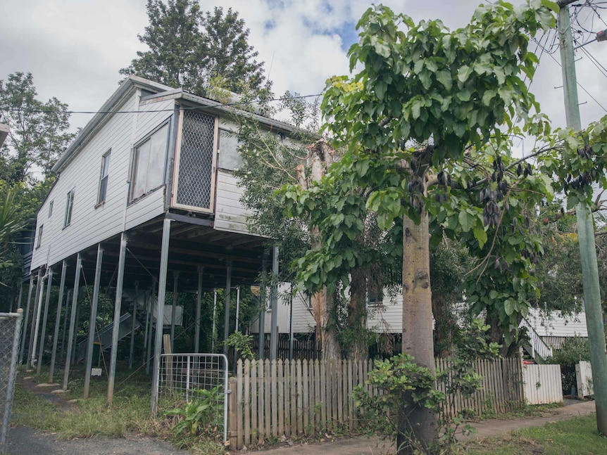 A raised home in North Lismore.