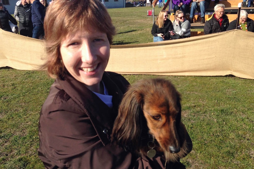 Sausage dog race winner Harna