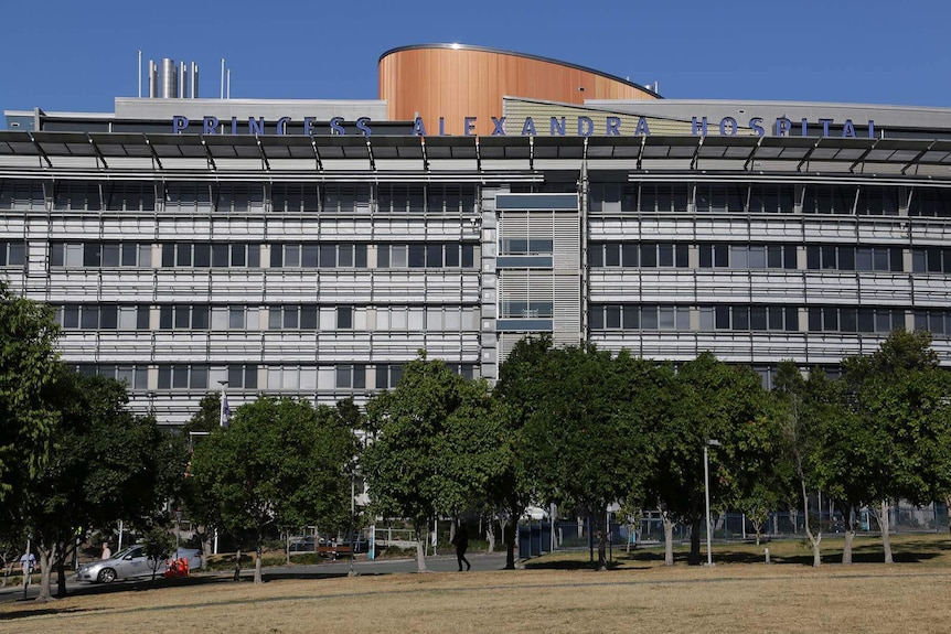A multi-storey hospital building