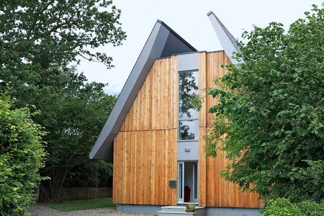 A home in Woodbridge completed by a widow after her husband died of stomach cancer.