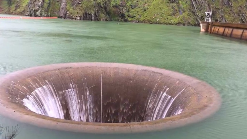 California's 'glory hole' activated after weeks of heavy rain at Lake  Berryessa reservoir - ABC News