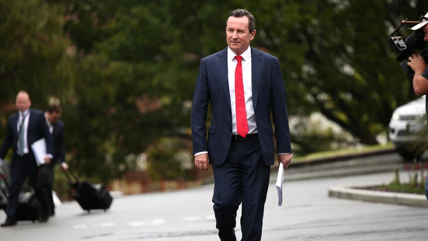 Mark McGowan knew the sharks were circling the moment the words '$5.6 billion' left his mouth