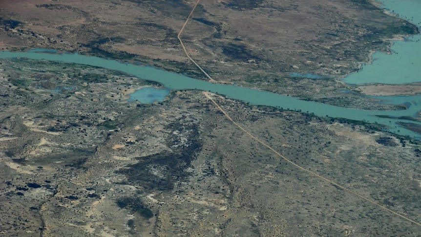 Where the Cooper Creek crosses the Birdsville Track