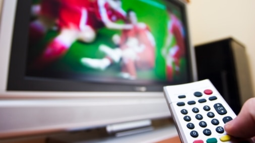 Watching sport on television. (Thinkstock: iStockphoto)