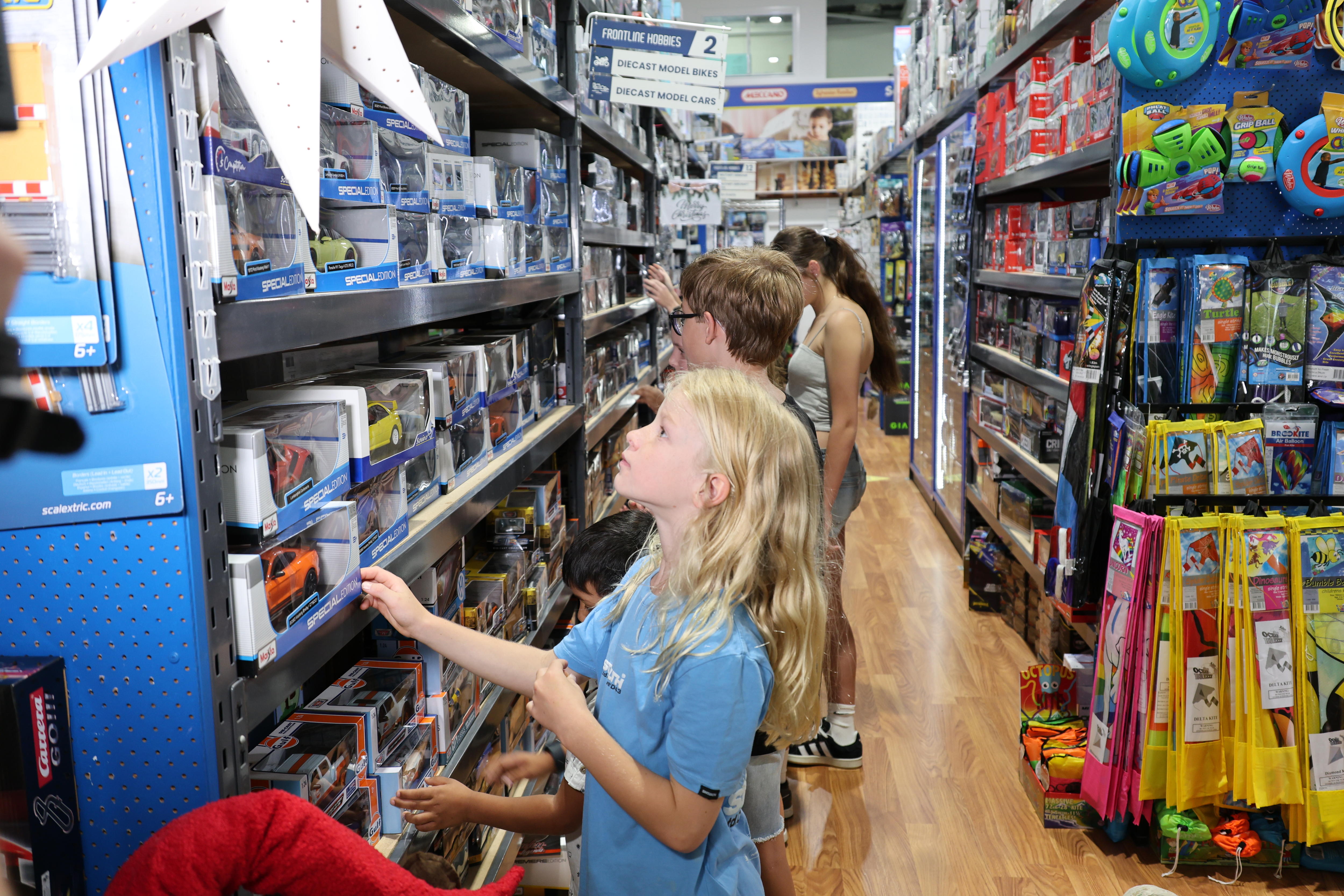 These kids spent $20,000 on toys, but didn't take any of them home