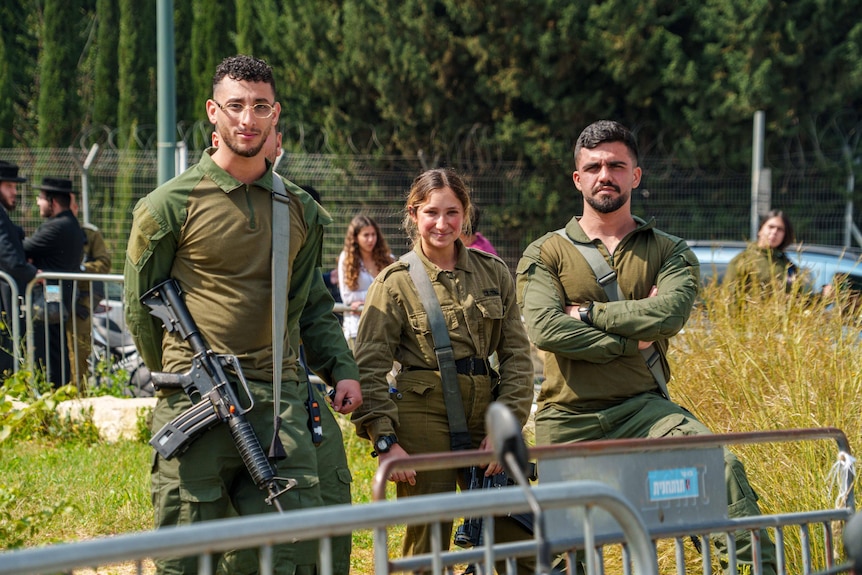 Three IDF soldiers 