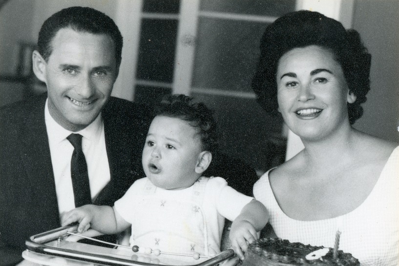 Lale and Gita Sokolov with their son Gary in the 1960s.