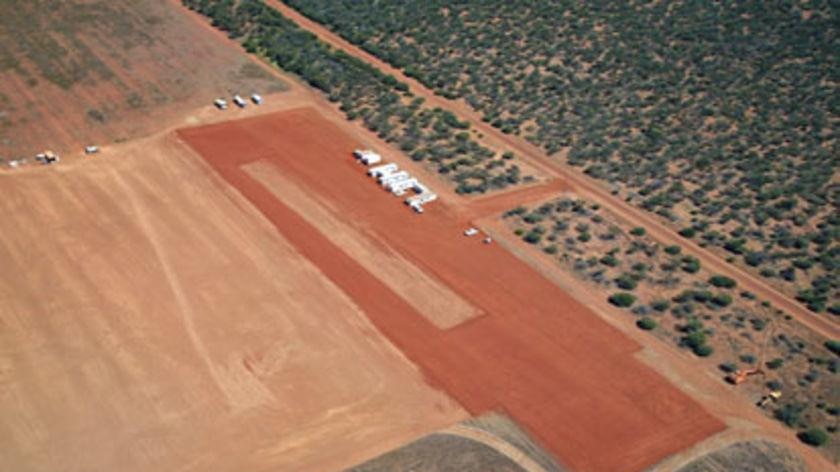 The Karara iron ore mine site in WA's Mid West.