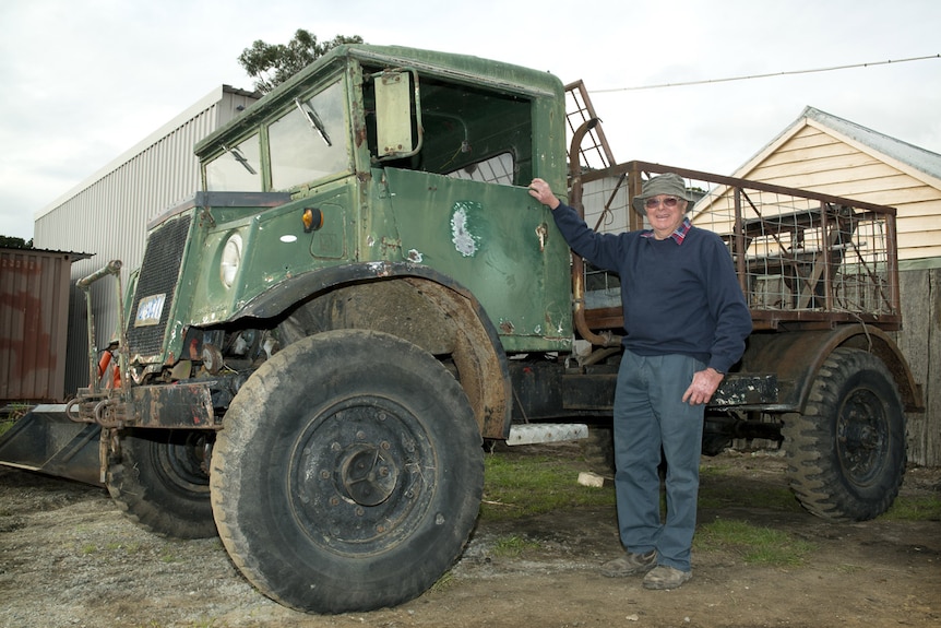 Current owner Lou Hanslow did not realise he had the original Richmond truck in his backyard all along.