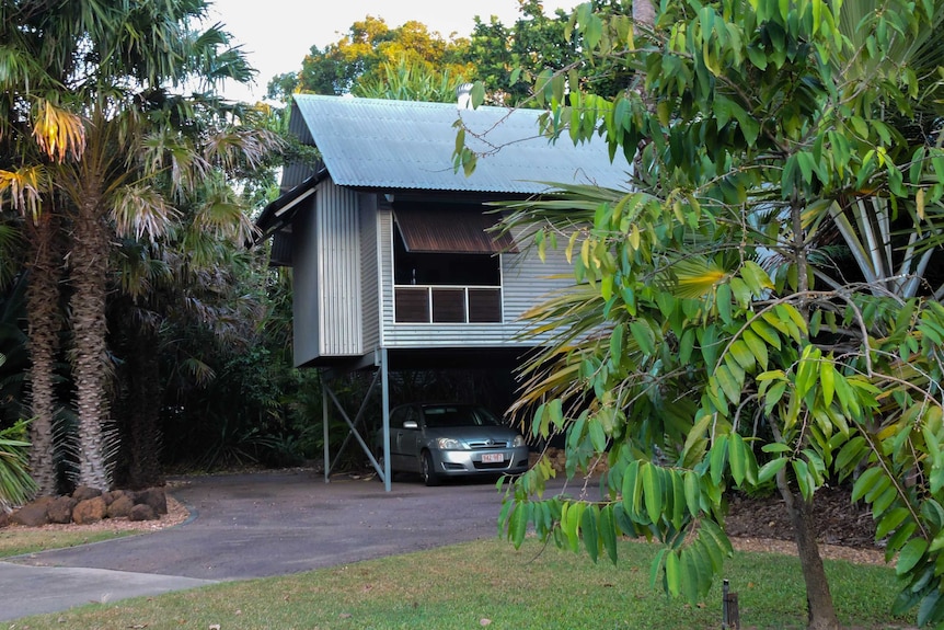 A house with all the hallmarks of tropical living in Darwin's northern suburbs.