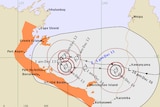 A cyclone warning is in place for some coastal communities in the Gulf of Carpentaria.