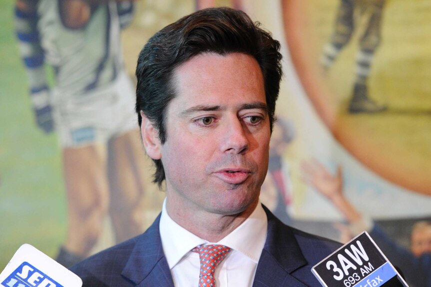 McLachlan fronts AFL ASADA press conference