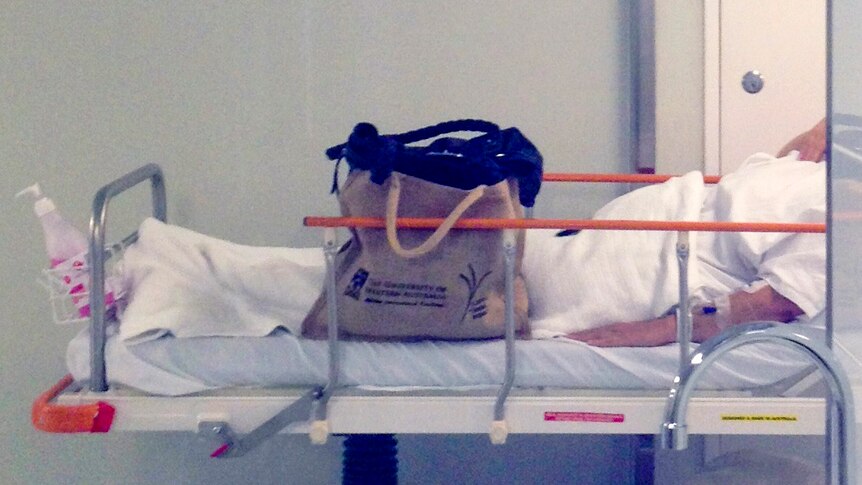 A patient in a Perth hospital