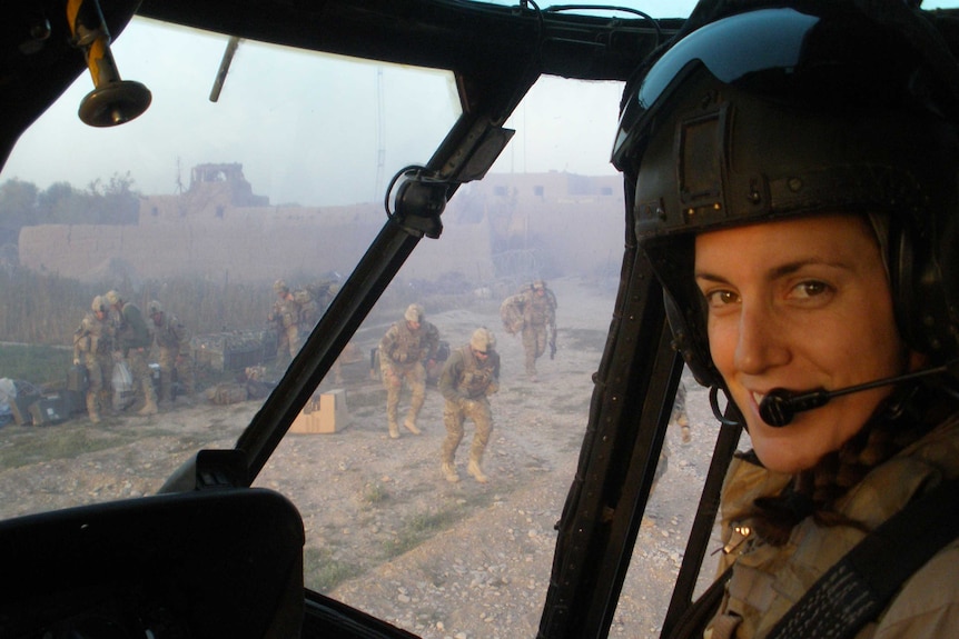 Lieutenant Kate Munari in Afghanistan