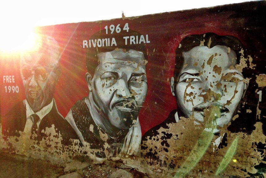 A political mural in South Africa.