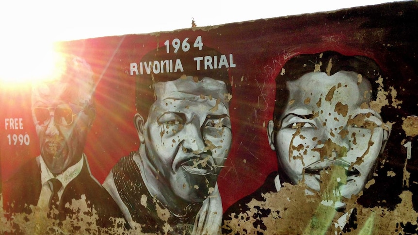 A political mural in South Africa.