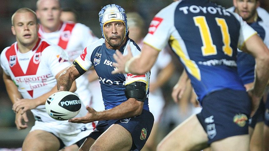 Johnathan Thurston has been called in to launch the NRL season in place of Ben Barba.