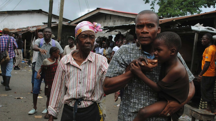 Residents of a neighbourhood placed under quarantine