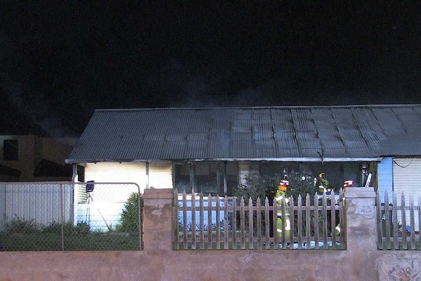 Rockingham fire guts house