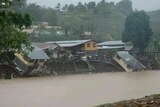 Destruction along Mataniko banks, Honiara