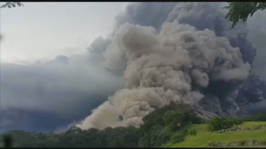 Volcanic eruption from Guatemala's Mt Fuego spews lethal ash and lava