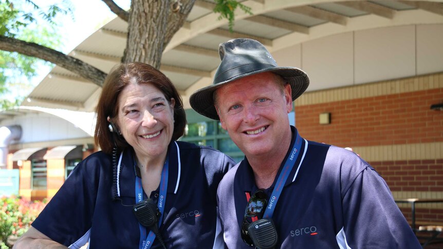 Wandoo manager Wendy Sinclair and staff member Alan Fealy.