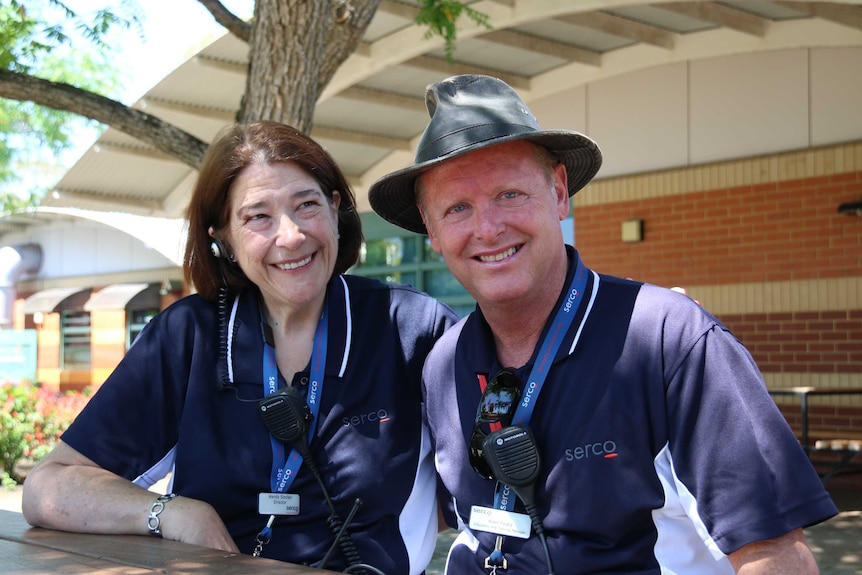 Wandoo manager Wendy Sinclair and staff member Alan Fealy.
