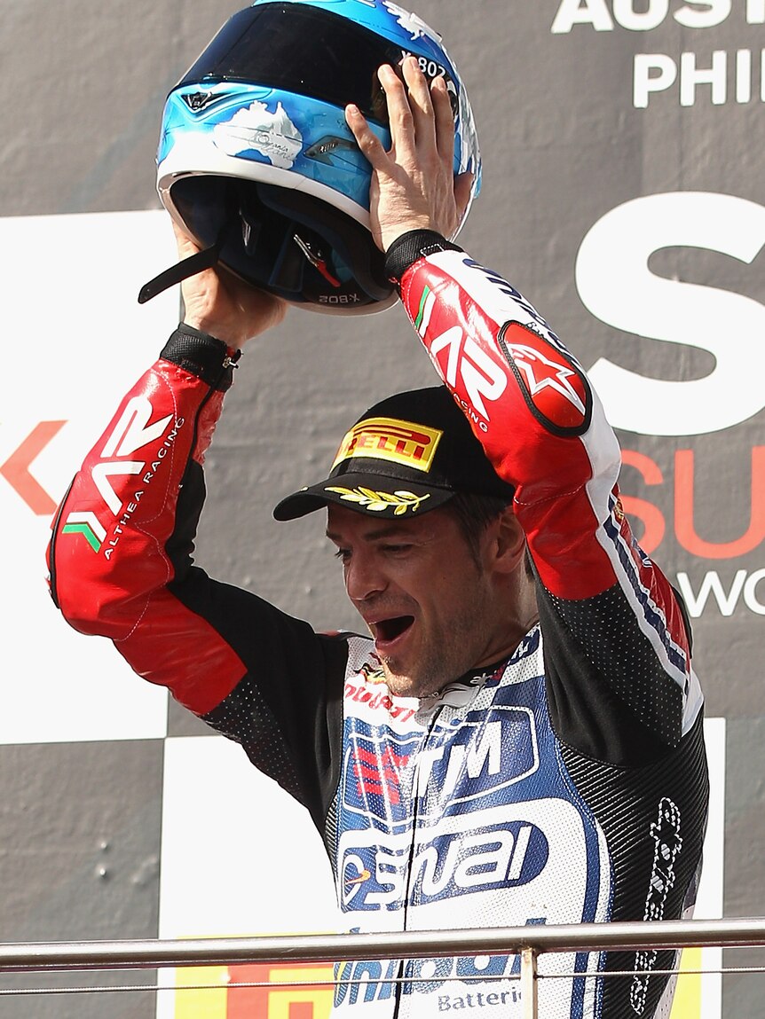 Home away from home ... Carlos Checa has enjoyed plenty of success at Phillip Island.
