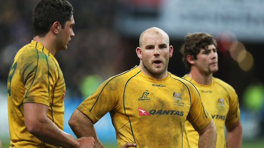 The Wallabies are in danger of losing their top-four spot ahead of the 2015 World Cup draw.