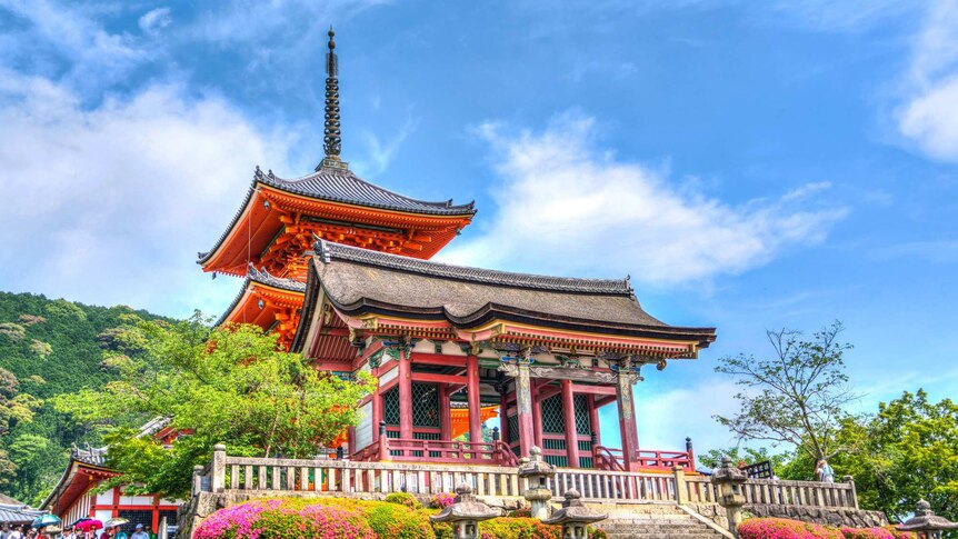 Sensoji Buddhist temple located in Asakusa, Kyoto.