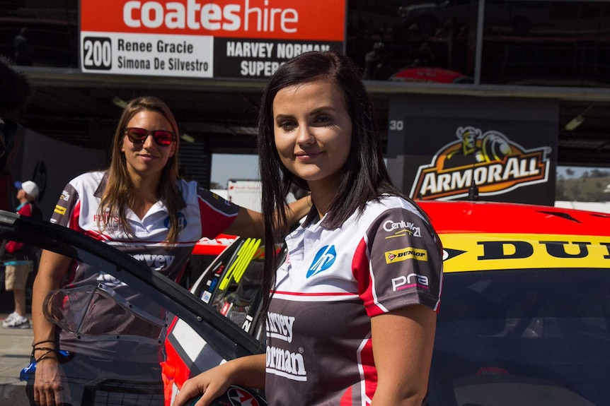 Renee Gracie and Simona De Silvestro are the first female team to compete i...