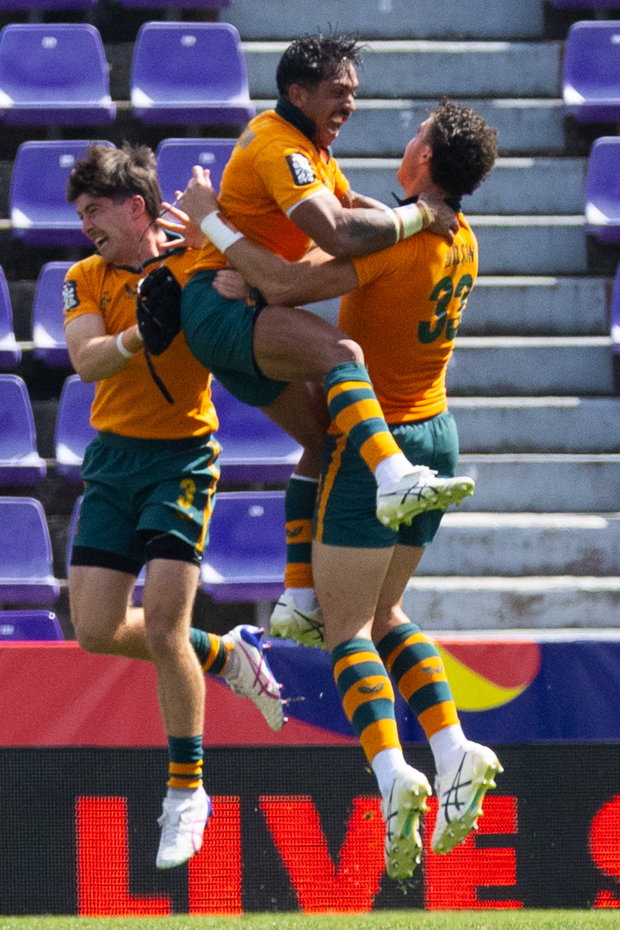 Aussies embracing 'the stress' as they chase rugby 7s world title