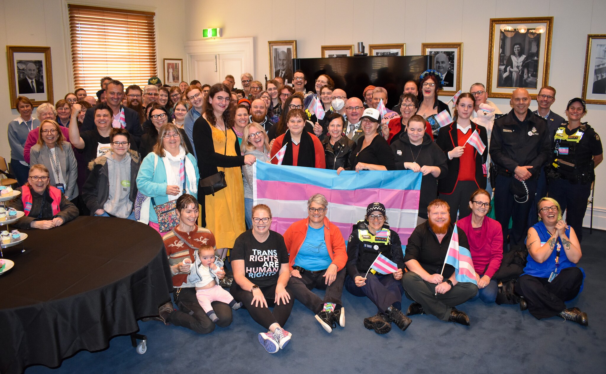 Antitransgender chalk graffiti across Ballarat does…