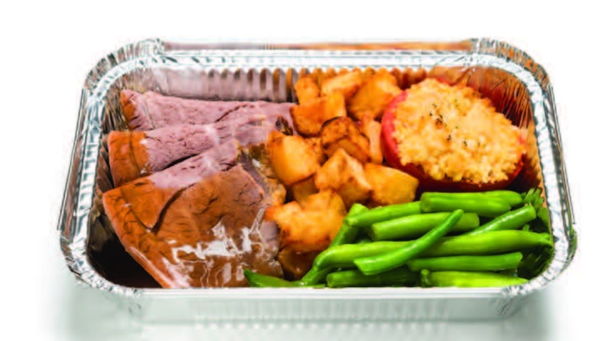 A frozen roast lamp dish prepared by Meals on Wheels SA.