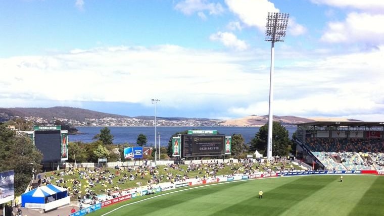Picturesque... Hobart turns it on at tea.